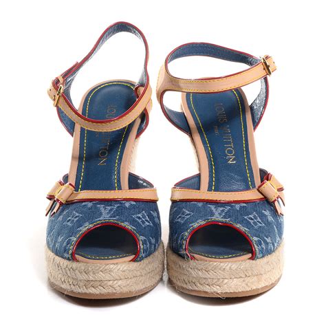 louis vuitton espadrille wedges.